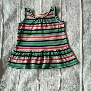 GAP -  striped cotton sleeveless summer dress. Size 12 to 18 months